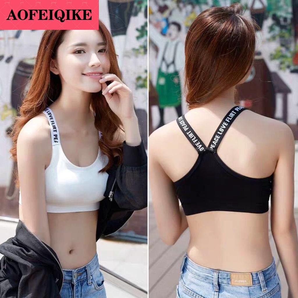 Suspender Tank Top - 40-65Kg Sexy Bra Top Women Sports