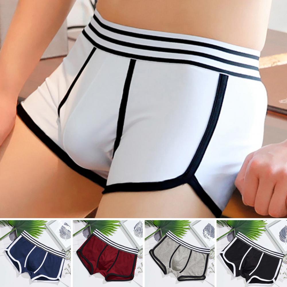 Boxer Brief Pack Cotton - Men Boxers Underwear Soft Breathable U