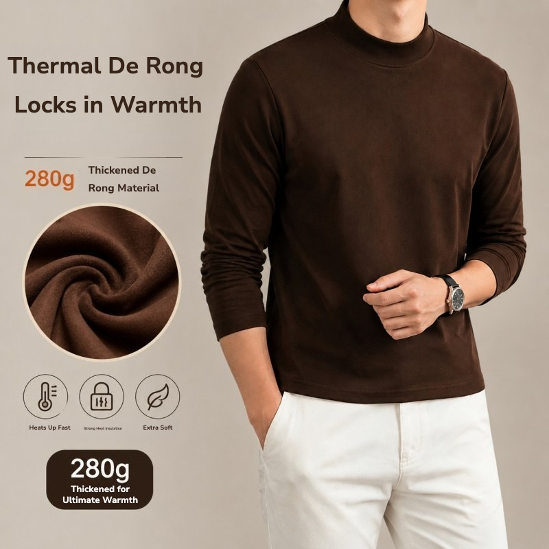 Base Layer Top - Men's 280g Double-Sided De Rong Thermal