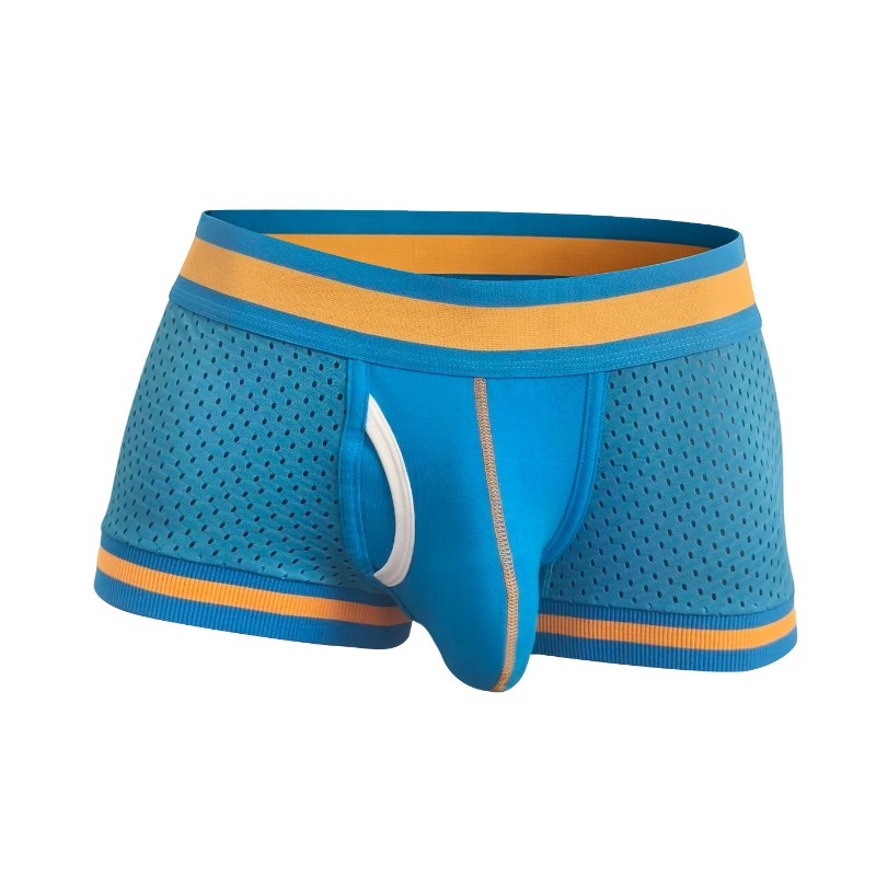 Mesh Sport Boxer - Men Mesh Breathable Boxer Briefs U
