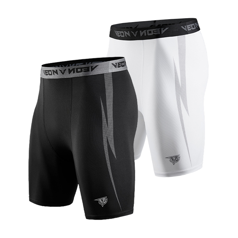 Compression Shorts Athletes - Đen nén quần short người đàn