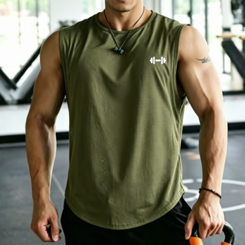 Undershirt Crew Neck - 2026 Men mesh Quick Dry Tank