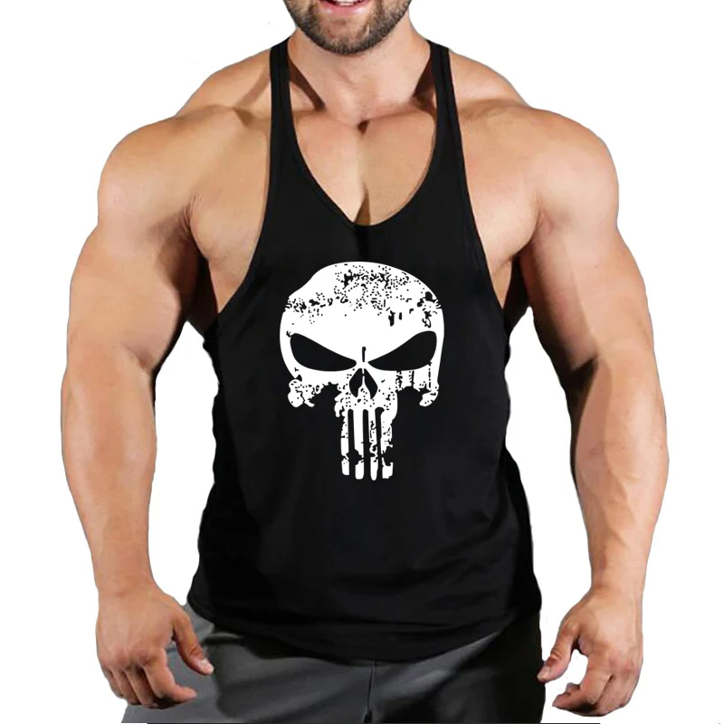 Undershirt Crew Neck - Top Gyms Men's Clothes Tank Vest