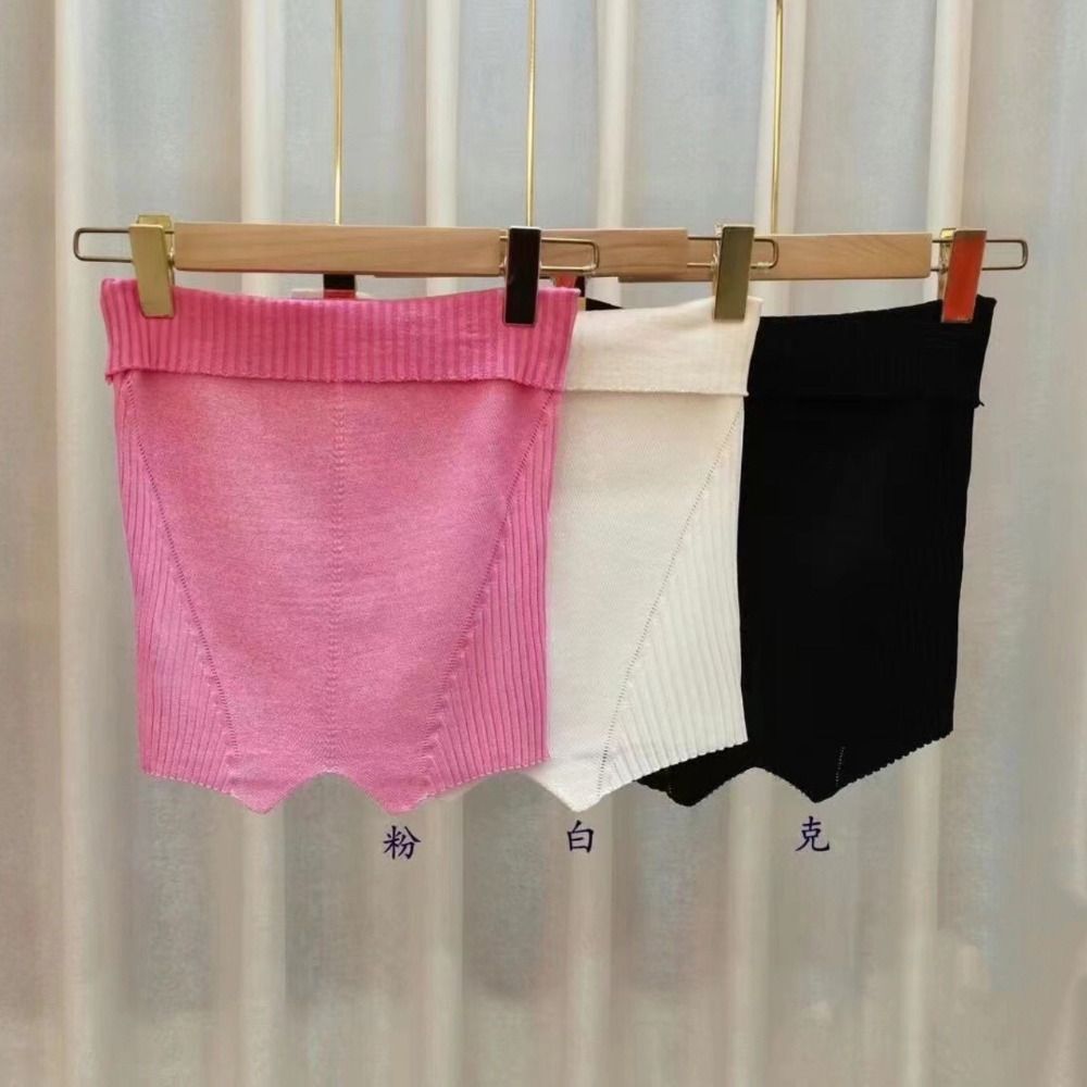 Tank Top Ribbed - Strapless Bandeau Tube Top Casual Slim