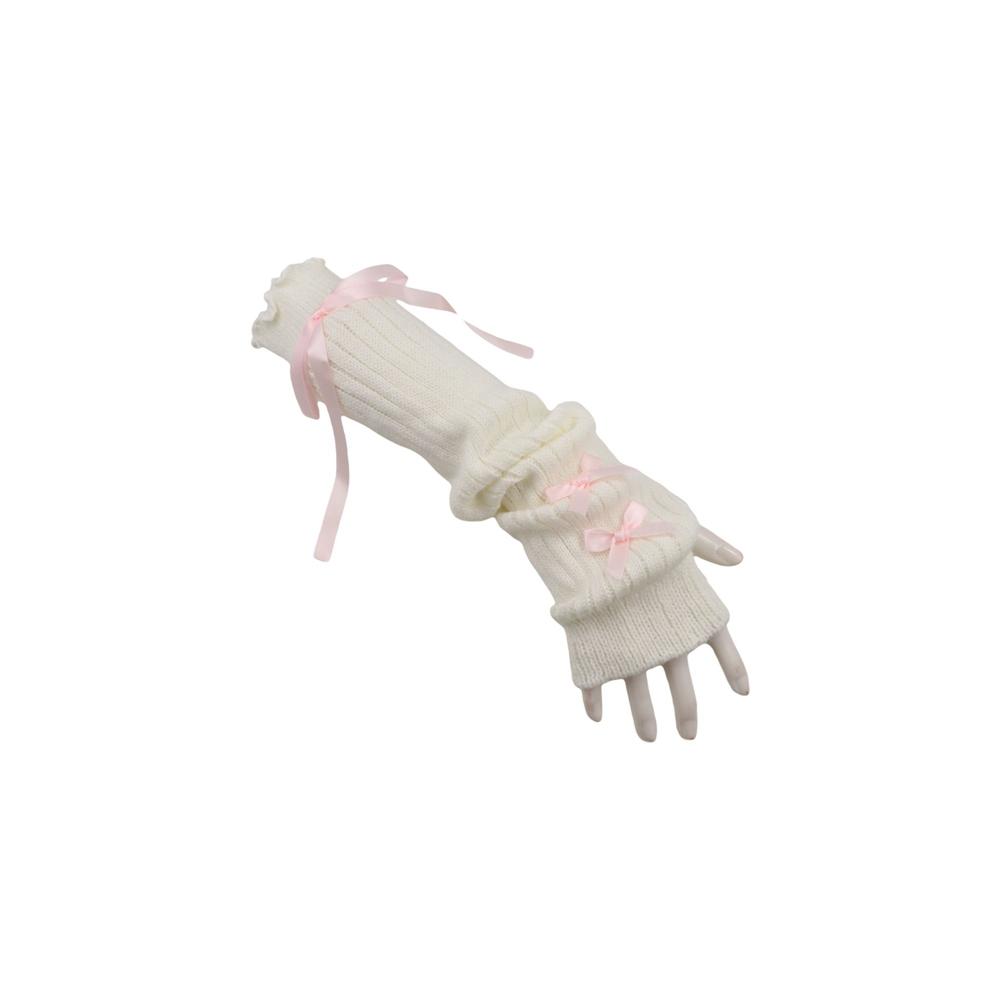 Thermal Long John - Streetwear Elastic Knitted Bow Arm Sleeves