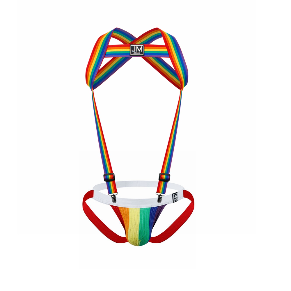 Jockstrap Athletic - Rainbow Body Harness Adjustable Elastic Strap