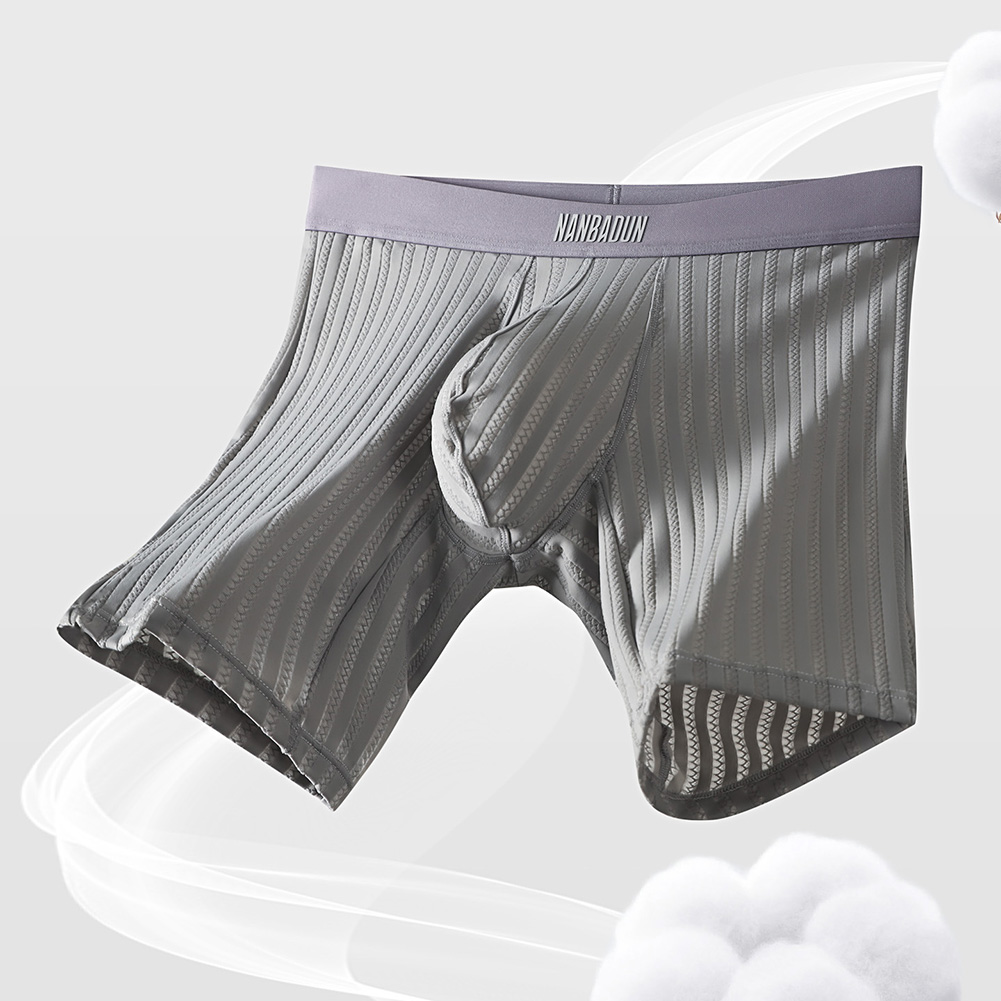 Men Ice Silk Long Leg Shorts B - đánh giá và giá Long Leg Trunk Men