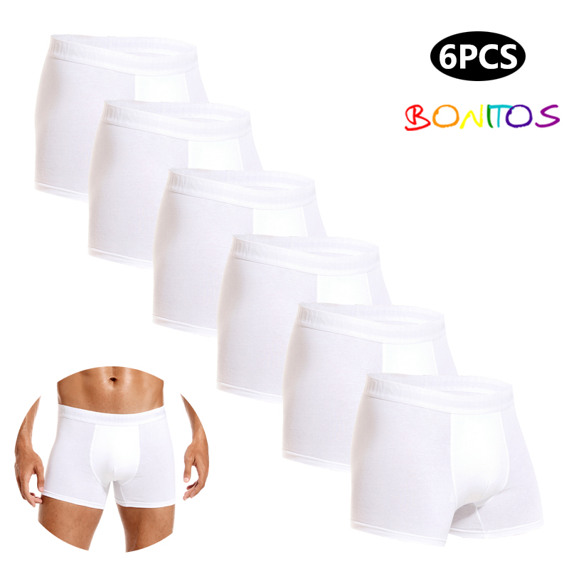 6pcs White Men Panties Cotton  - đánh giá và giá Multi Pack Underwear