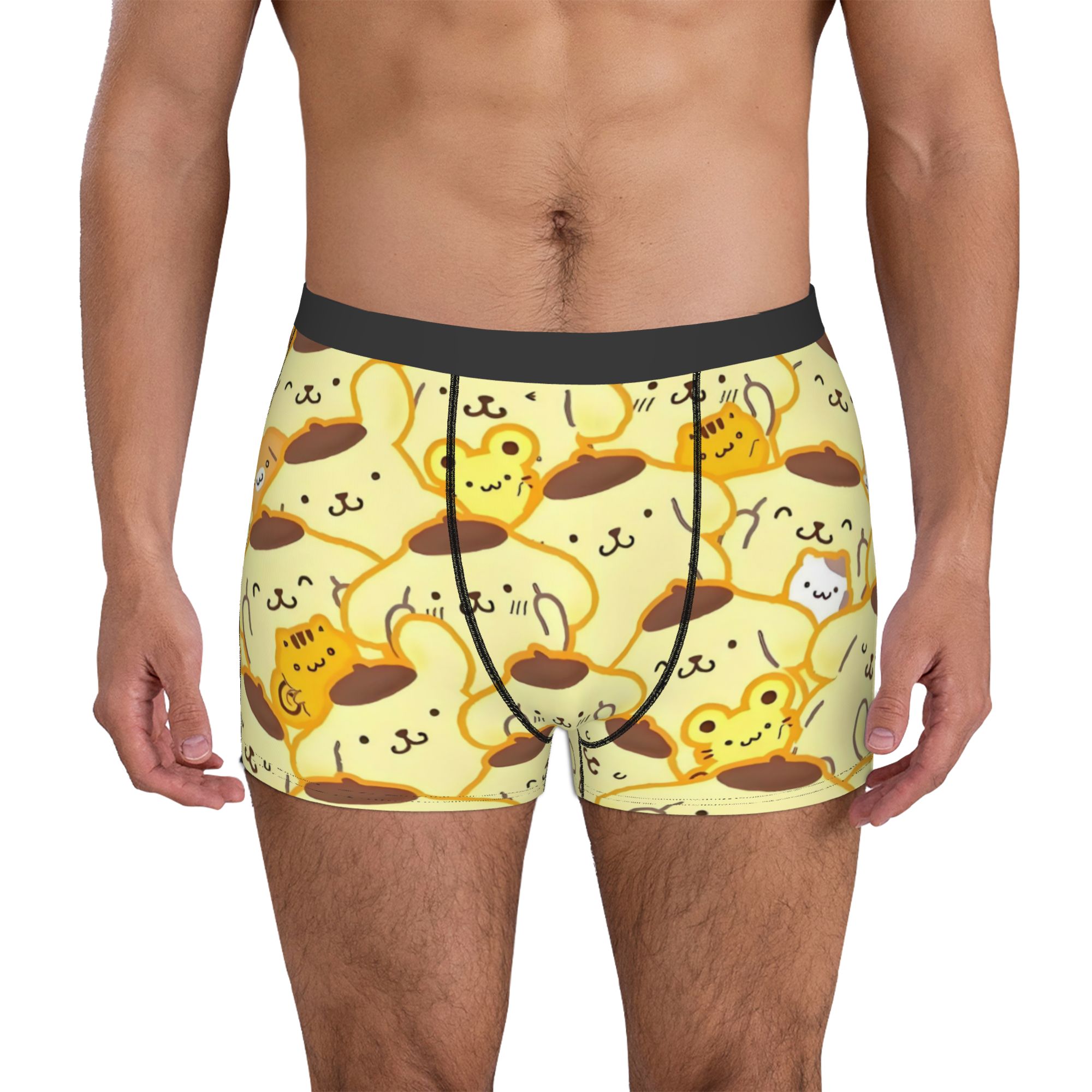 Cartoon Pompompurin Underwear  - đánh giá và giá Boxer Shorts Modal