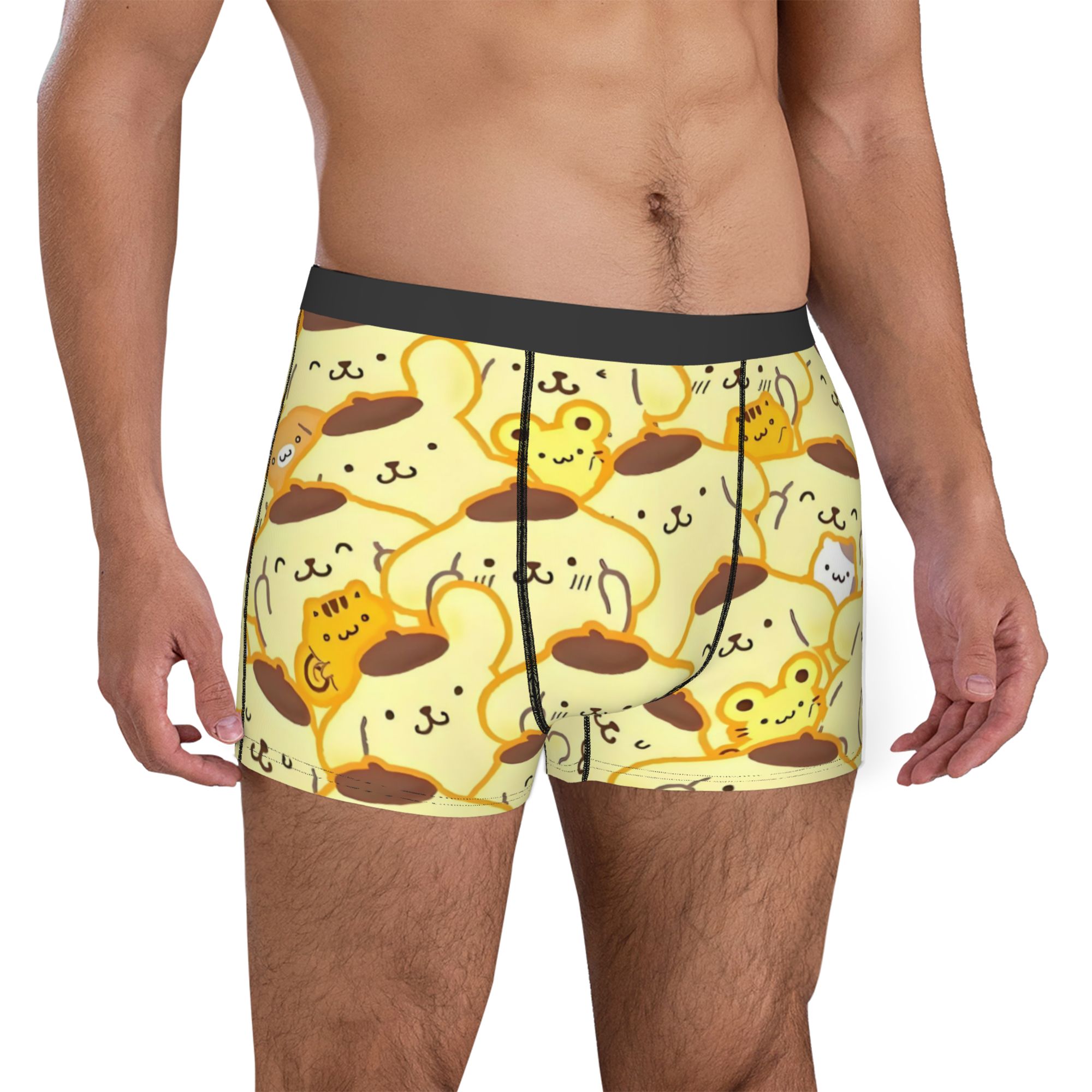 Cartoon Pompompurin Underwear  - đánh giá và giá Boxer Shorts Modal