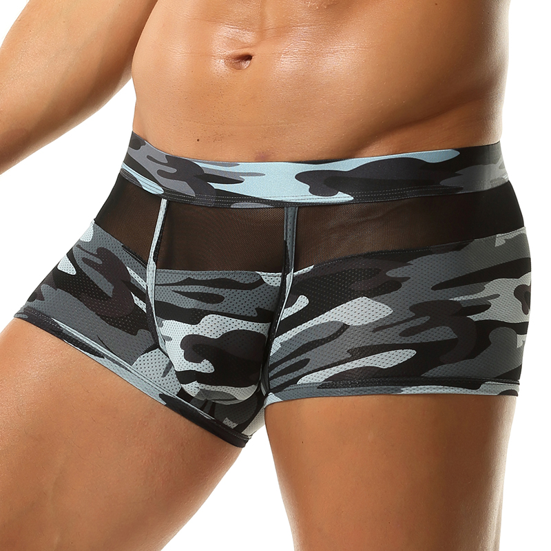 Camouflage Boxer Shorts Men Po - đánh giá và giá Mesh Sport Boxer