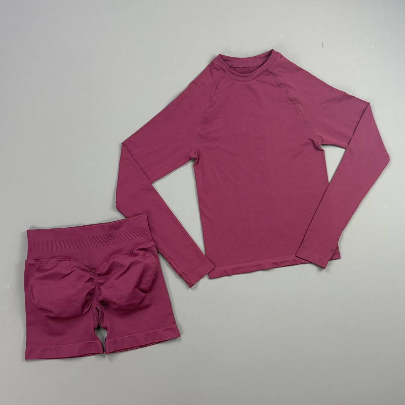 2 Piece Gym Set Women Raglan L - đánh giá và giá Compression Shorts Athletes