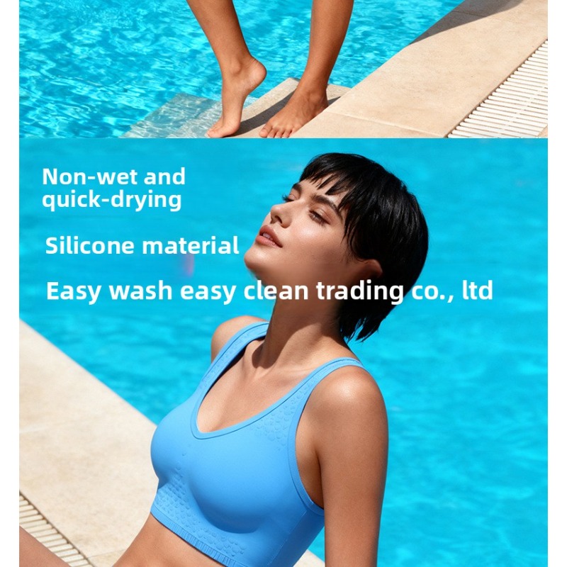 Silicone Women Swim Bikini Set - đánh giá và giá Quick Dry Underwear