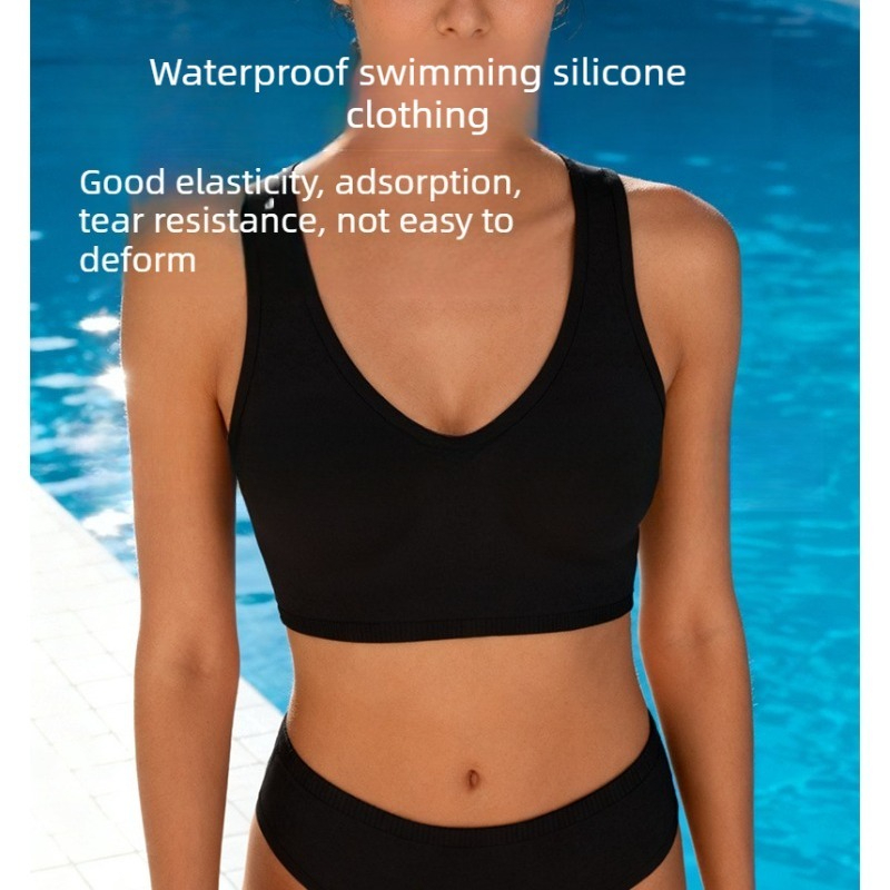 Silicone Women Swim Bikini Set - đánh giá và giá Quick Dry Underwear