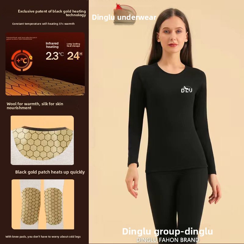Deer Black Gold Graphene Self- - đánh giá và giá Thermal Long John