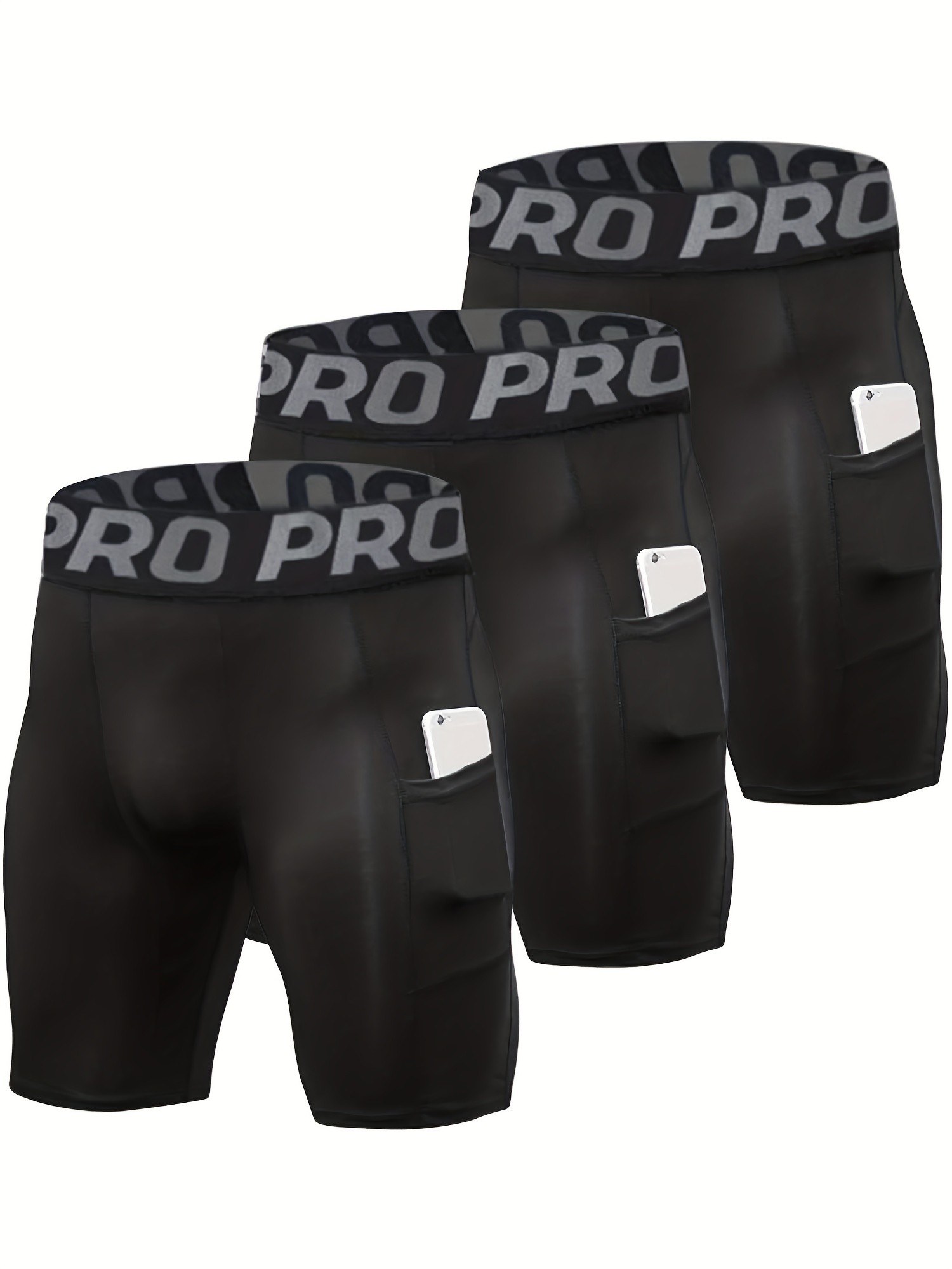 3 Pack Compression Shorts Men  - đánh giá và giá Compression Shorts Athletes