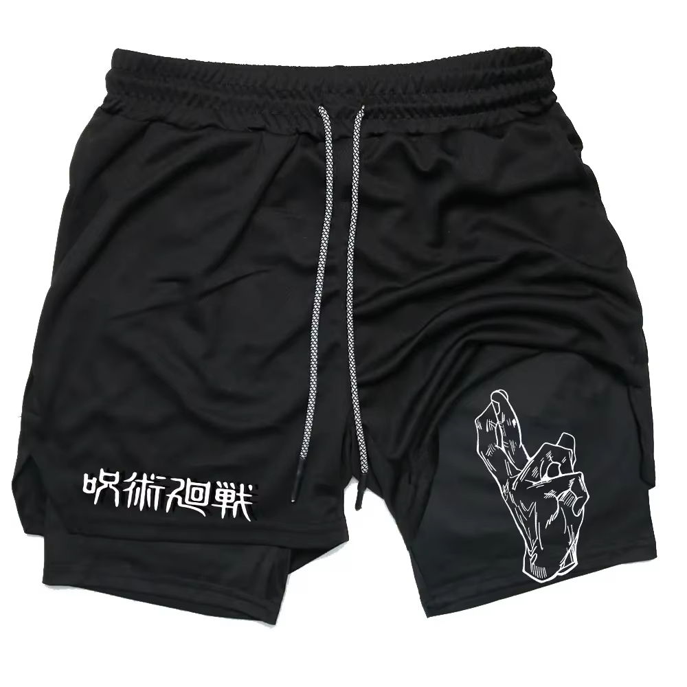 Anime Jujutsu Kaisen Gym Short - đánh giá và giá Compression Shorts Athletes