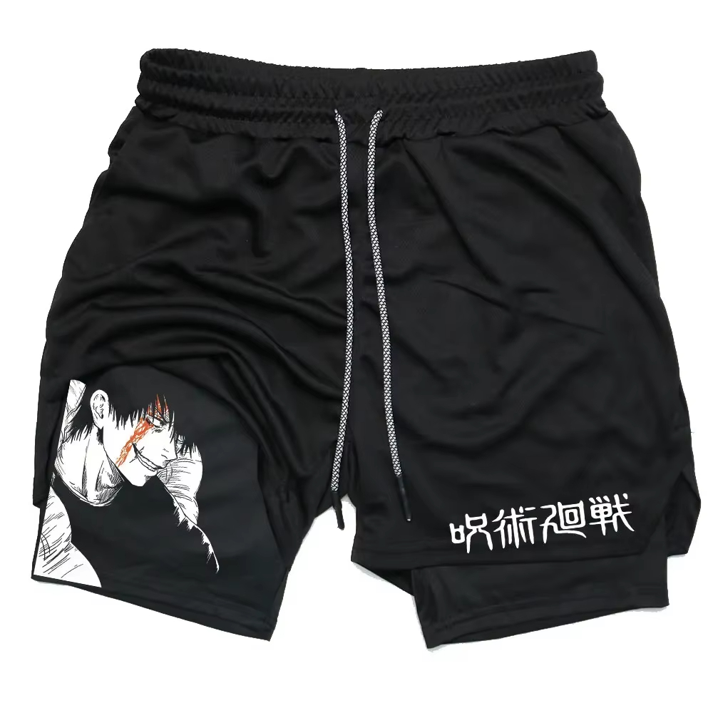 Anime Jujutsu Kaisen Gym Short - đánh giá và giá Compression Shorts Athletes