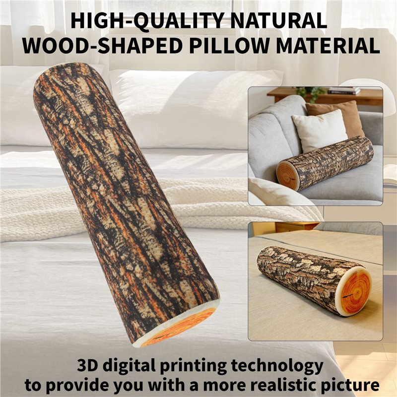 AB08-Pillows, Comfortable Log  - đánh giá và giá Bamboo Fiber Trunk