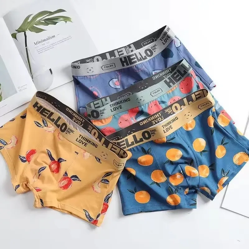 1/2/4 PCS Men's Printed Sports - đánh giá và giá Boxer Brief Pack Cotton