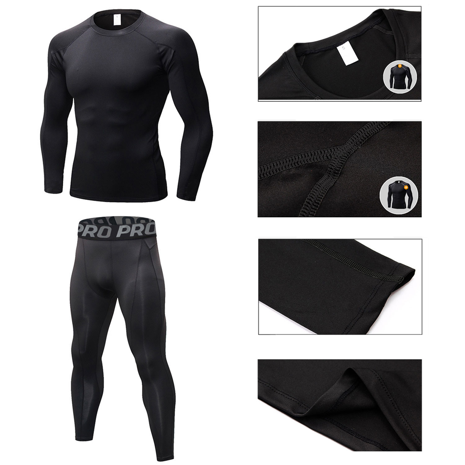 Mens Workout Compression Set P - đánh giá và giá Compression Long Pant