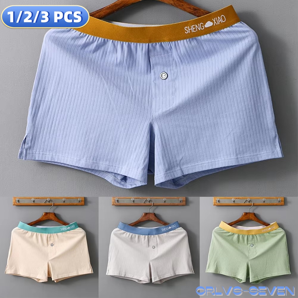 1/2/3 PCS Men's Panties Cotton - đánh giá và giá Boxer Brief Pack Cotton