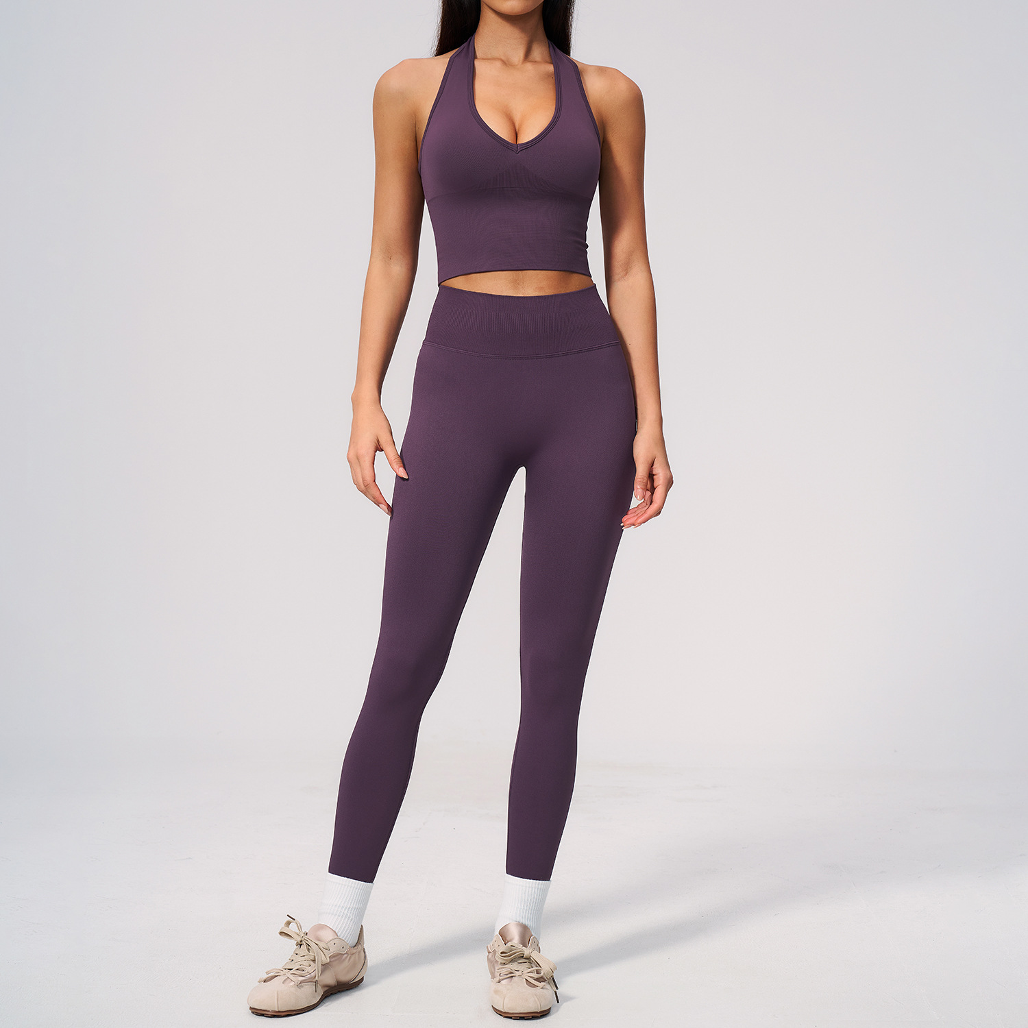 Seamless Yoga Suit 2PCS Women  - đánh giá và giá Compression Shorts Athletes