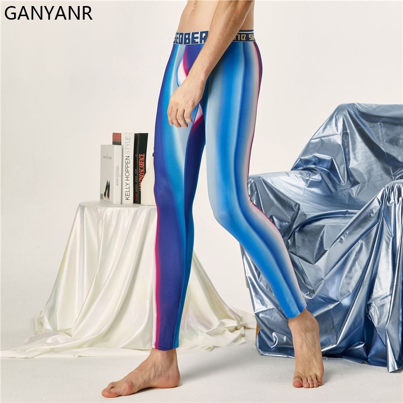 GANYANR Chạy Thun Nam Nén Quần - đánh giá và giá Compression Long Pant