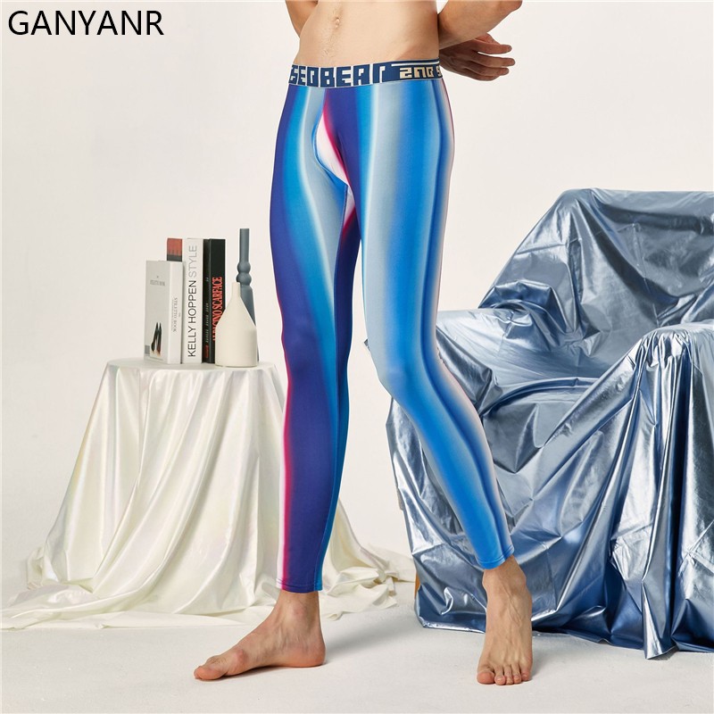 GANYANR Chạy Thun Nam Nén Quần - đánh giá và giá Compression Long Pant