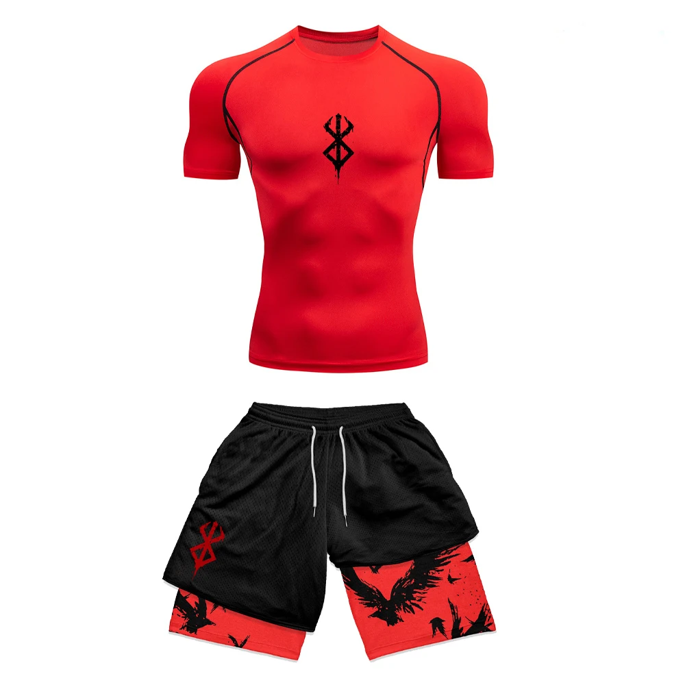 Anime 3D Printed Men's Compres - đánh giá và giá Compression Shorts Athletes