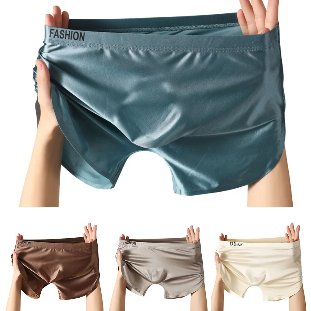 Men's Ice Silk Seamless Boxers - đánh giá và giá Pouch Boxer Pouch