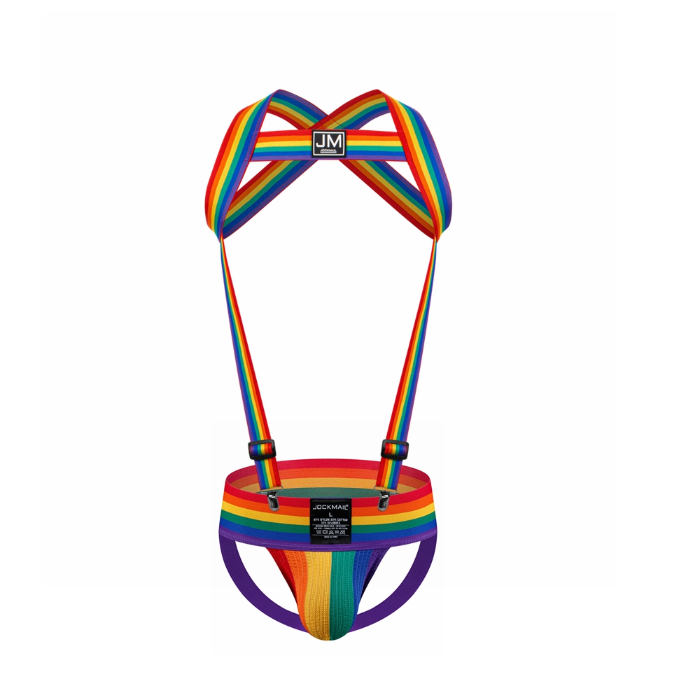 JOCKMAIL Rainbow Body Harness  - đánh giá và giá Jockstrap Athletic