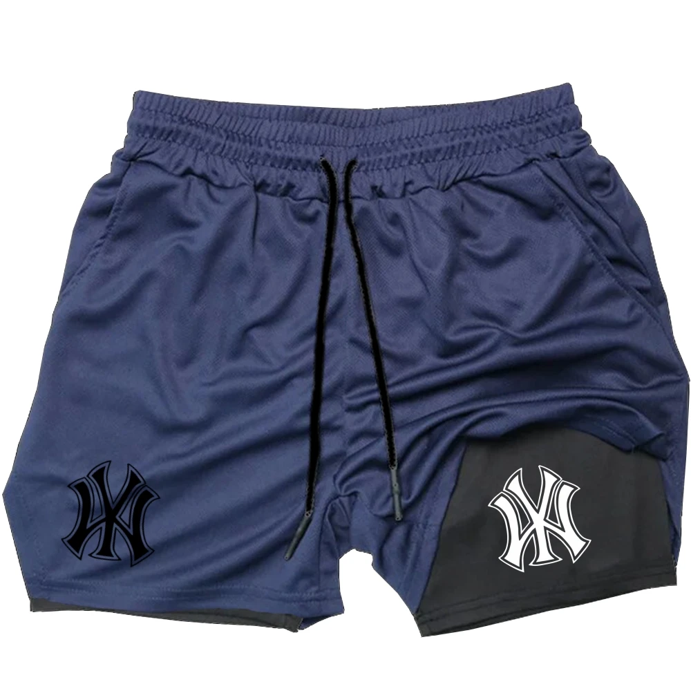 Men 2 in 1 Logo Print Sports S - đánh giá và giá Compression Shorts Athletes