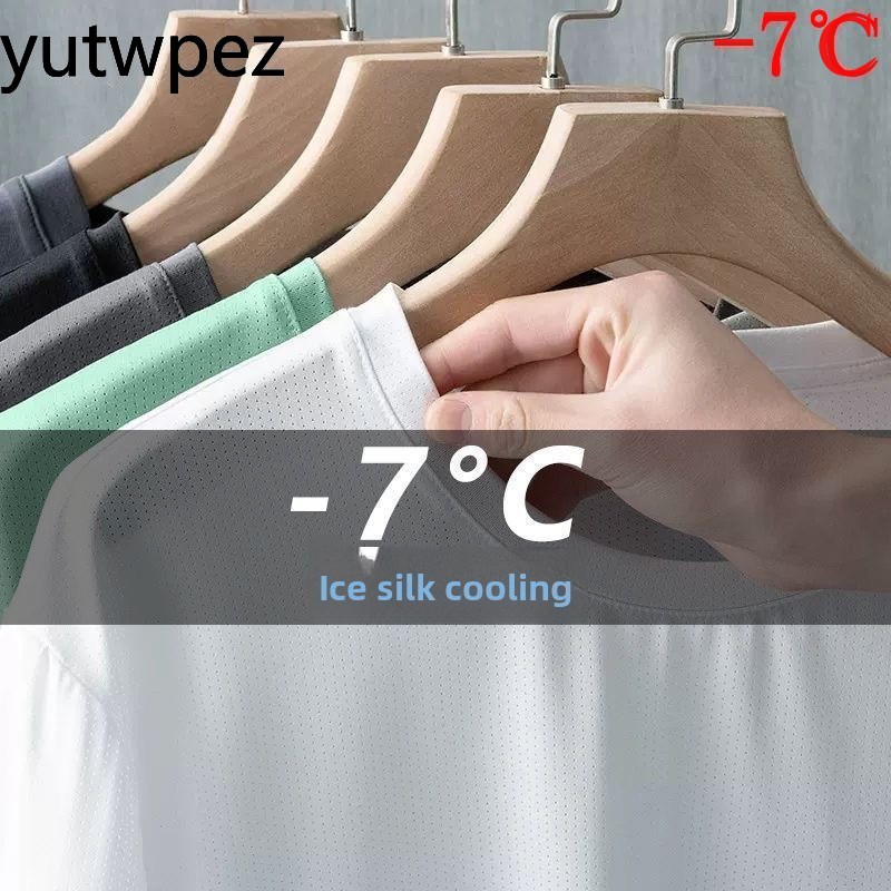 Summer Ice Silk Men T Shirt Sh - đánh giá và giá T Shirt Tight Fit