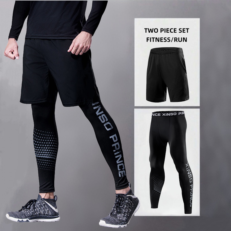 Men's Sports Running Trousers  - đánh giá và giá Compression Long Pant