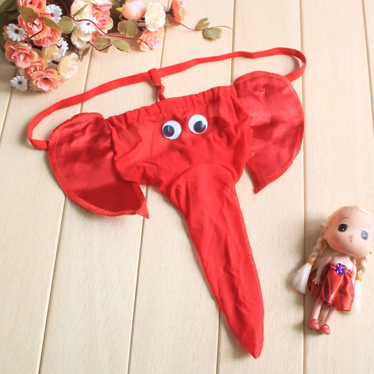Men's Sexy Elephant Thong Unde - đánh giá và giá Trunk Breathable Men