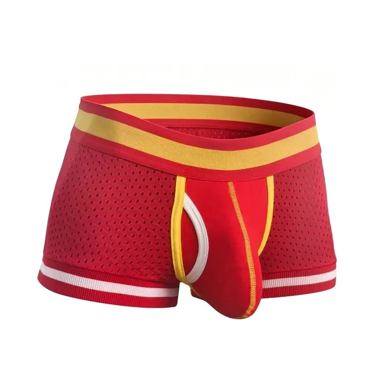 Summer Men Mesh Boxer Briefs U - đánh giá và giá Mesh Sport Boxer
