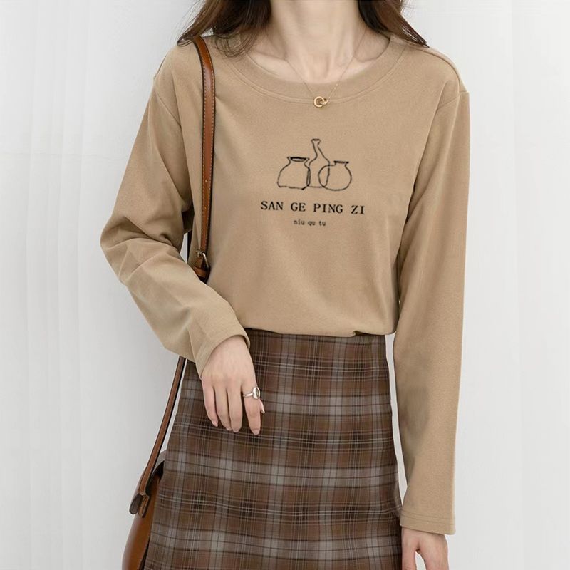 Women Korean Style Crew Neck B - đánh giá và giá Undershirt Crew Neck