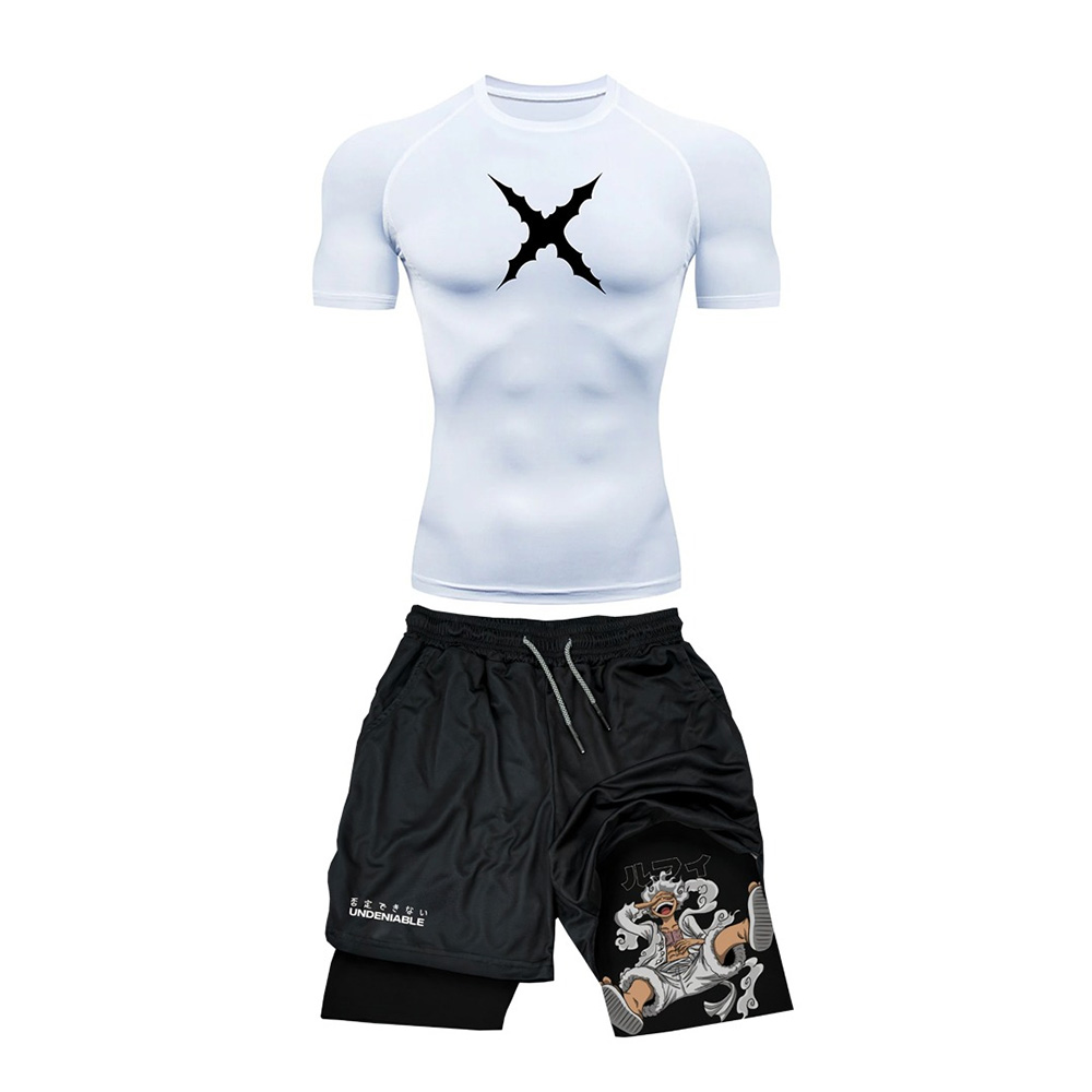 Summer New ONE PIECE Luffy Tig - đánh giá và giá T Shirt Tight Fit